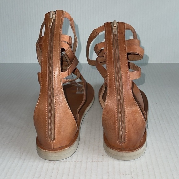 Free People Brown Leather Anya Gladiator Sandals - Picture 8 of 11